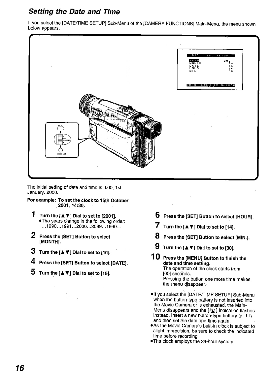 Panasonic NV RZ 10 manual 