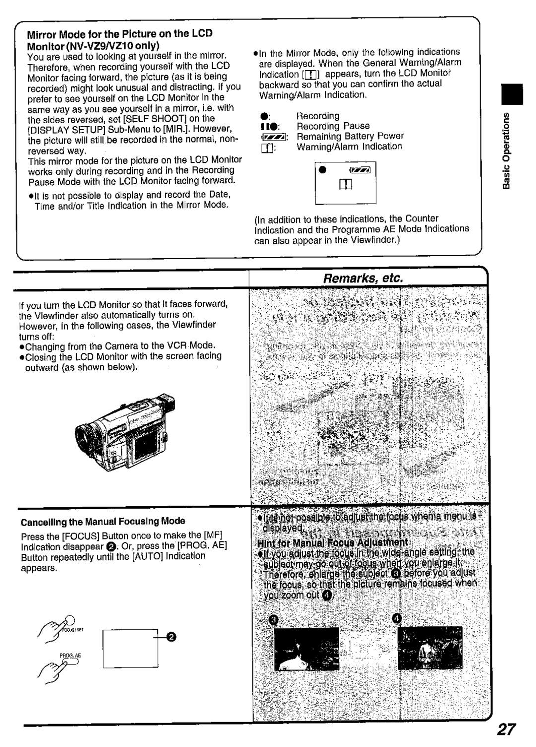 Panasonic NV RZ 10 manual 