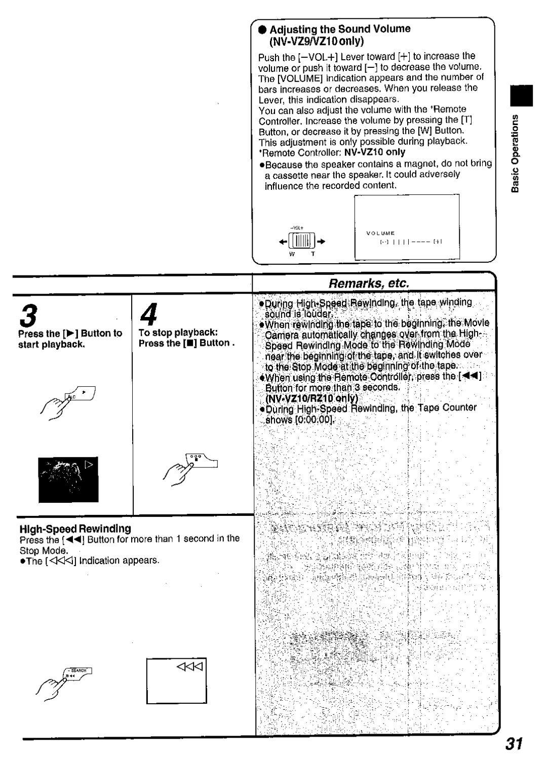 Panasonic NV RZ 10 manual 