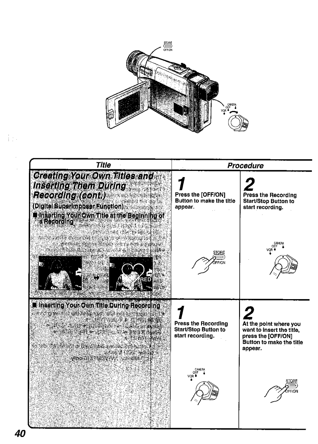 Panasonic NV RZ 10 manual 