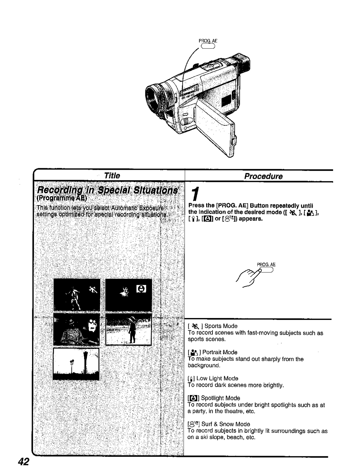 Panasonic NV RZ 10 manual 