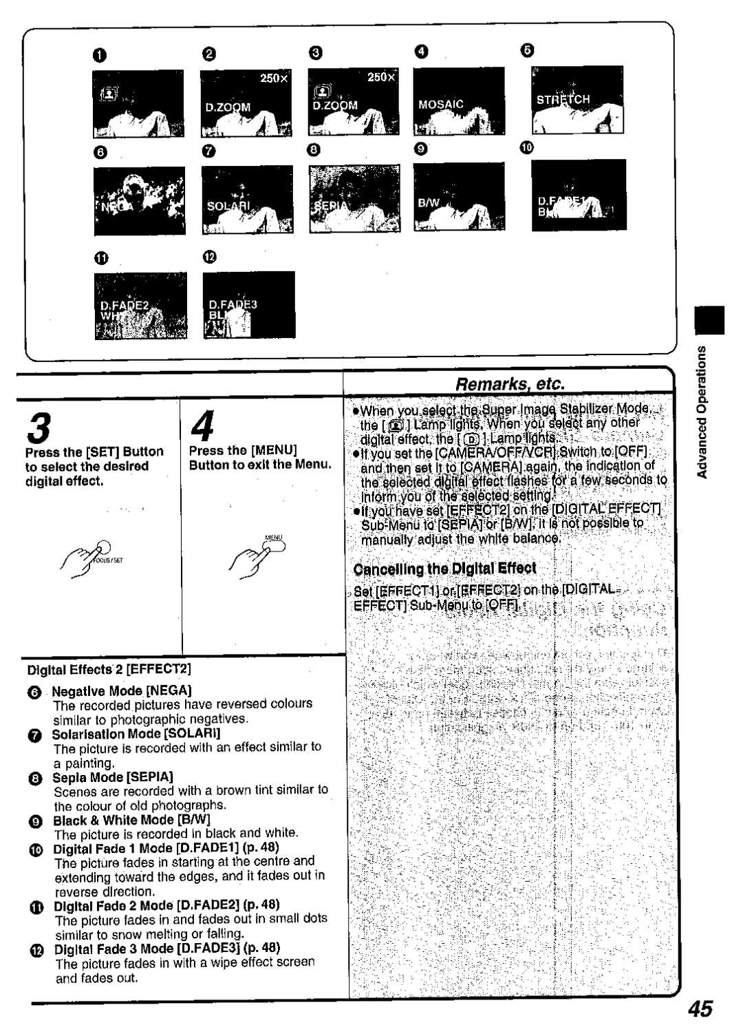 Panasonic NV RZ 10 manual 