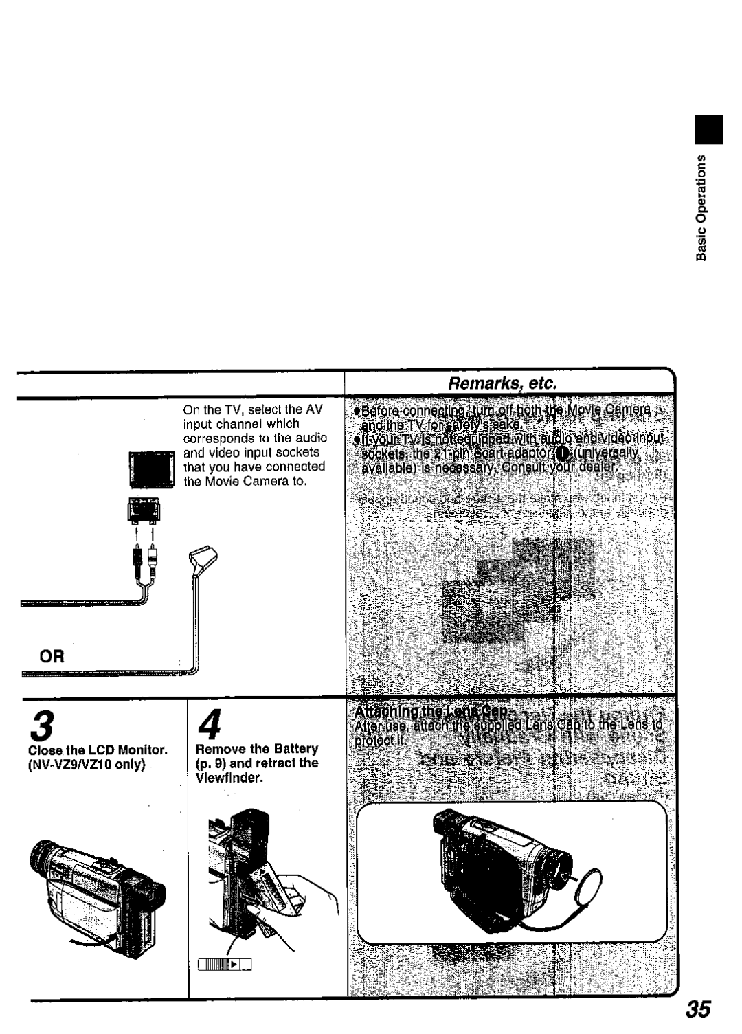 Panasonic NV-VZ10B, NV-RZ10B, NV-VZ9B manual 