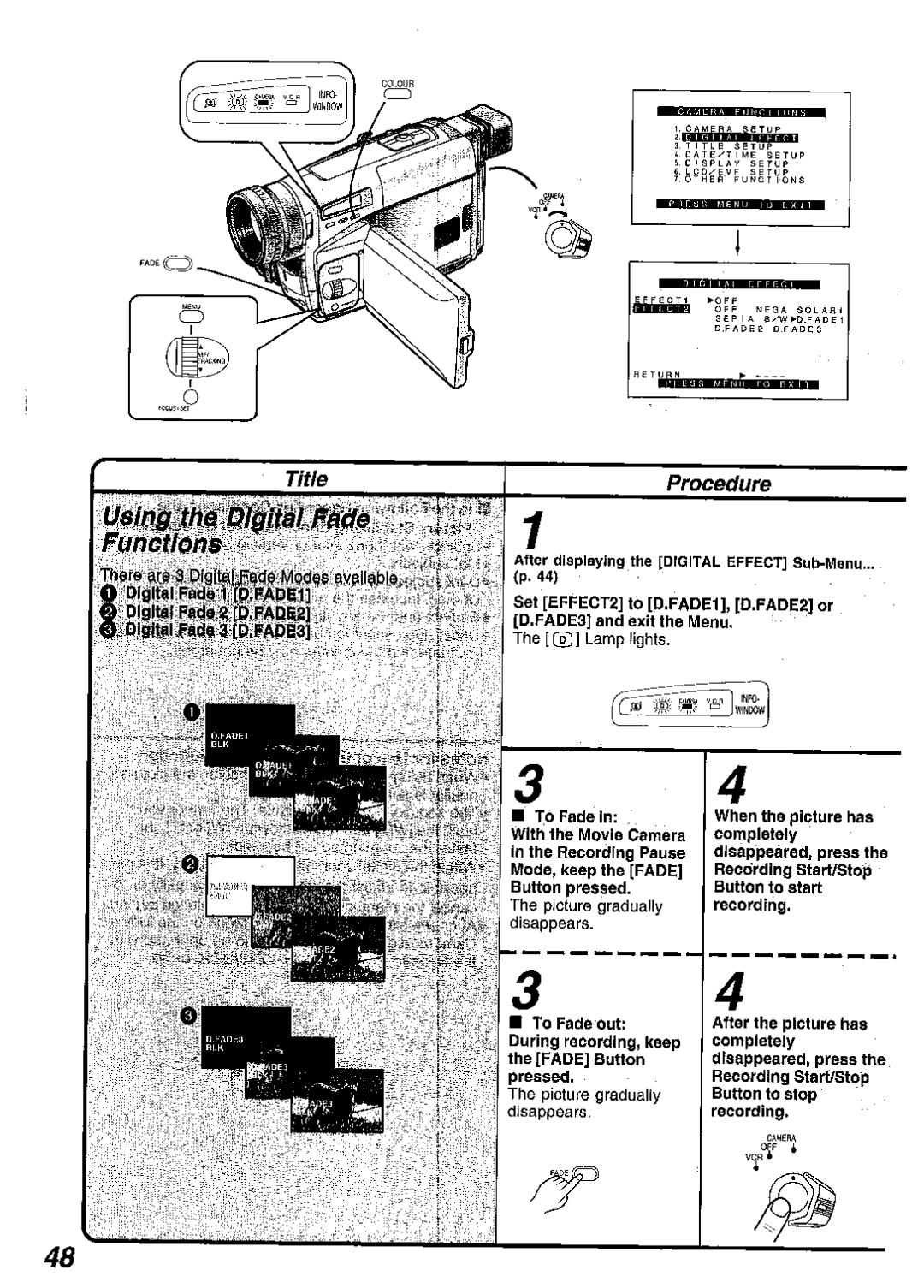 Panasonic NV-RZ10B, NV-VZ9B, NV-VZ10B manual 