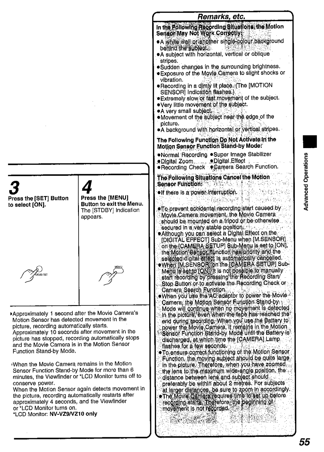 Panasonic NV-VZ9B, NV-RZ10B, NV-VZ10B manual 