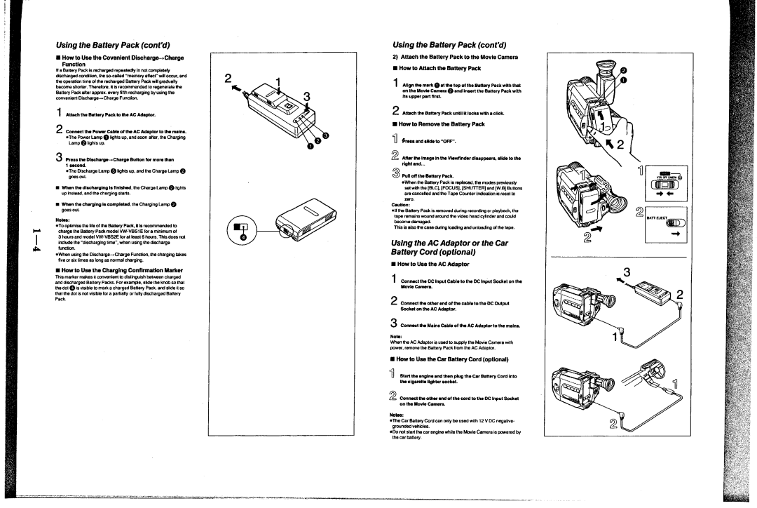 Panasonic NV-S6E/B/A, NV-S600EN manual 