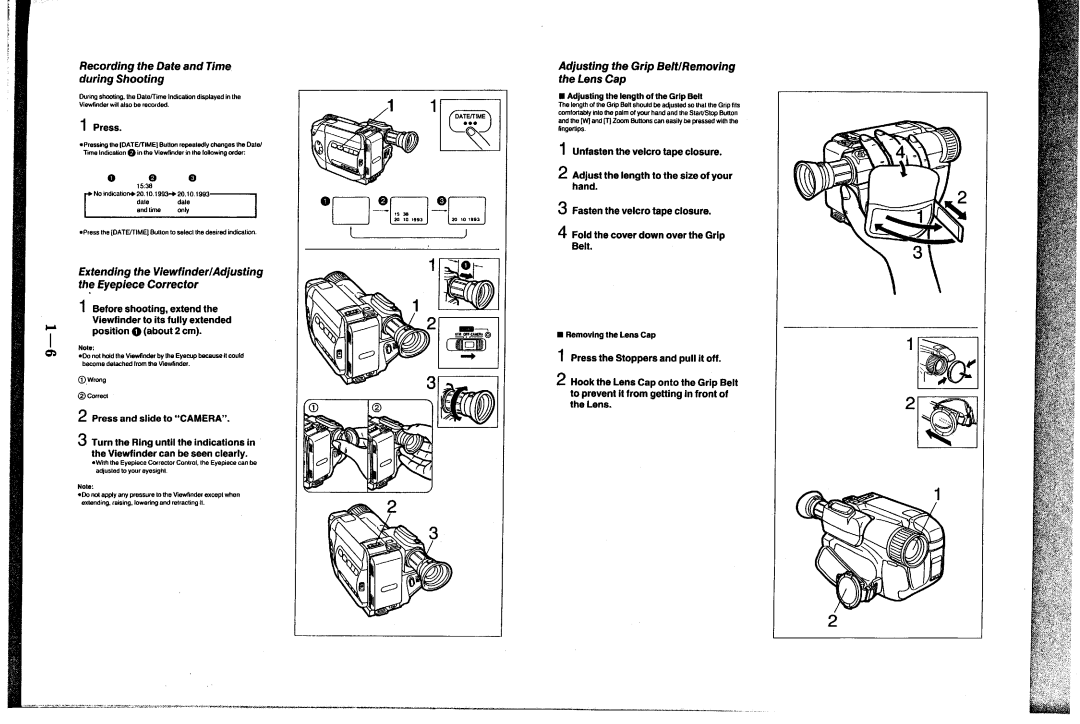 Panasonic NV-S6E/B/A, NV-S600EN manual 