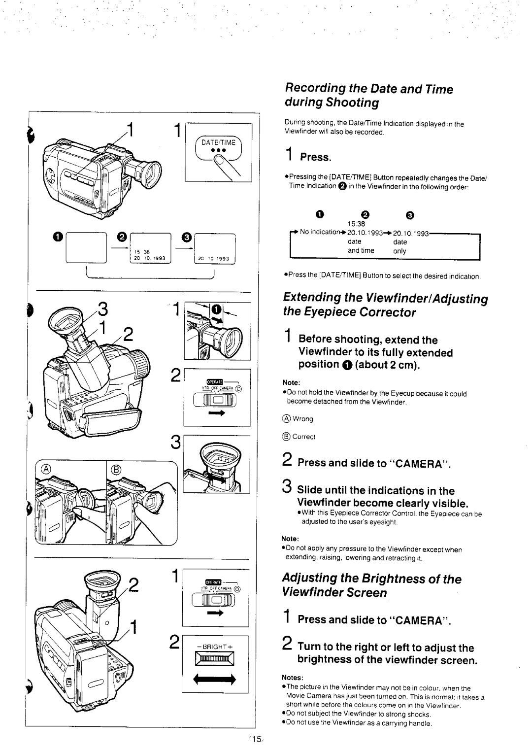 Panasonic NV-S8A manual 