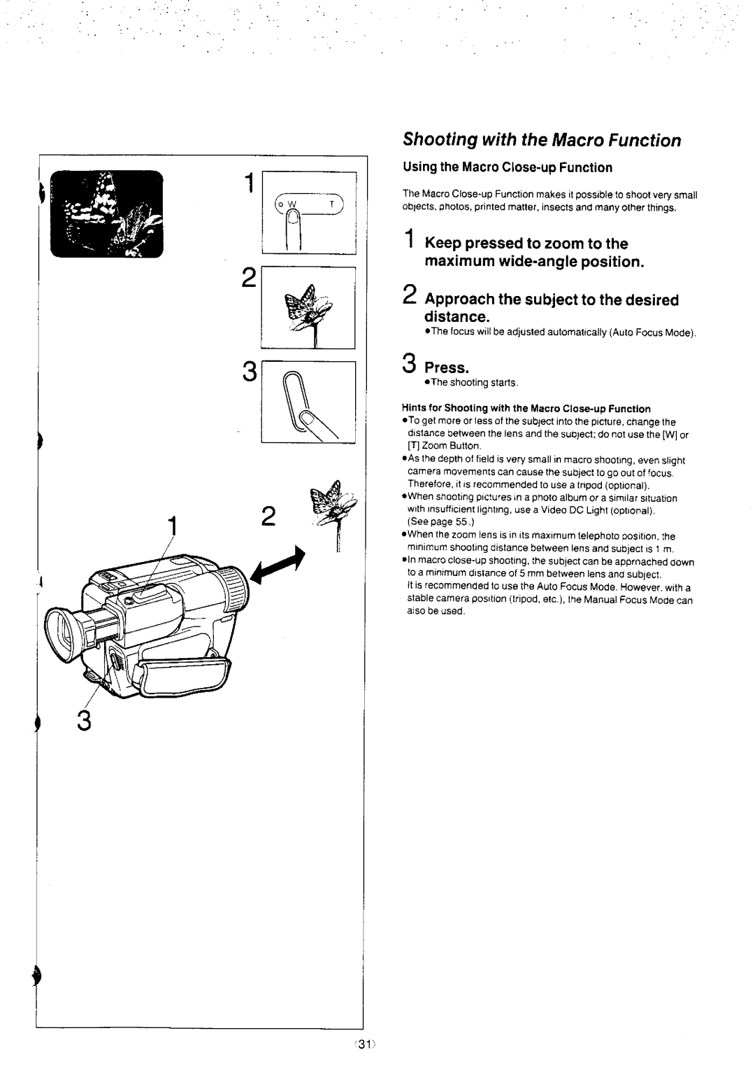 Panasonic NV-S8A manual 