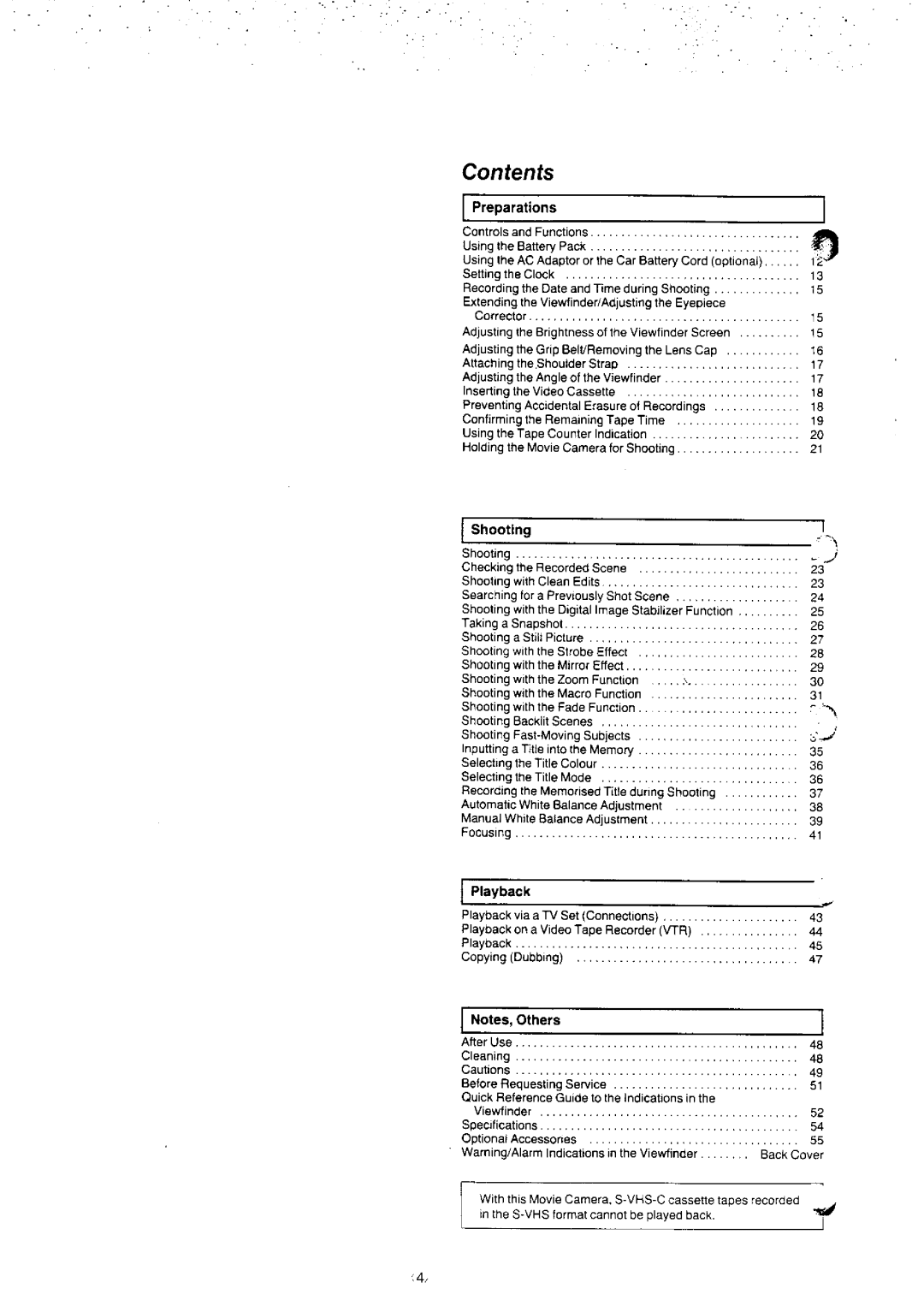 Panasonic NV-S8A manual 