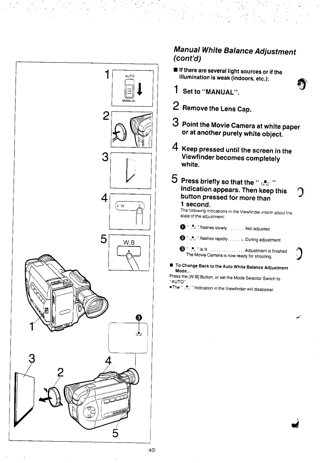 Panasonic NV-S8A manual 