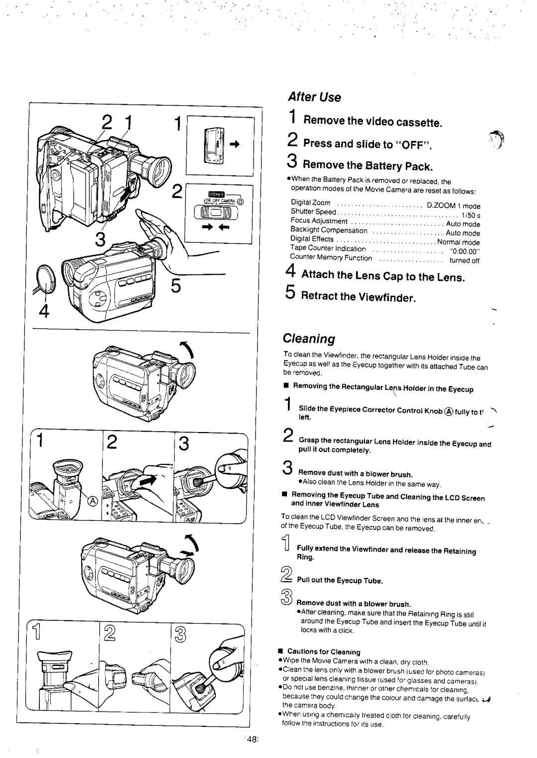 Panasonic NV-S8A manual 