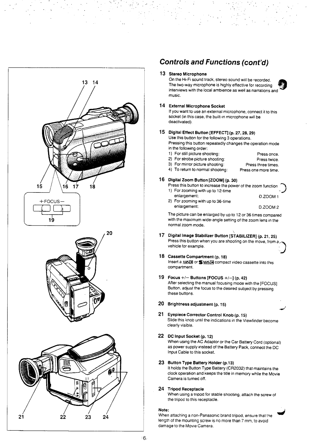 Panasonic NV-S8A manual 