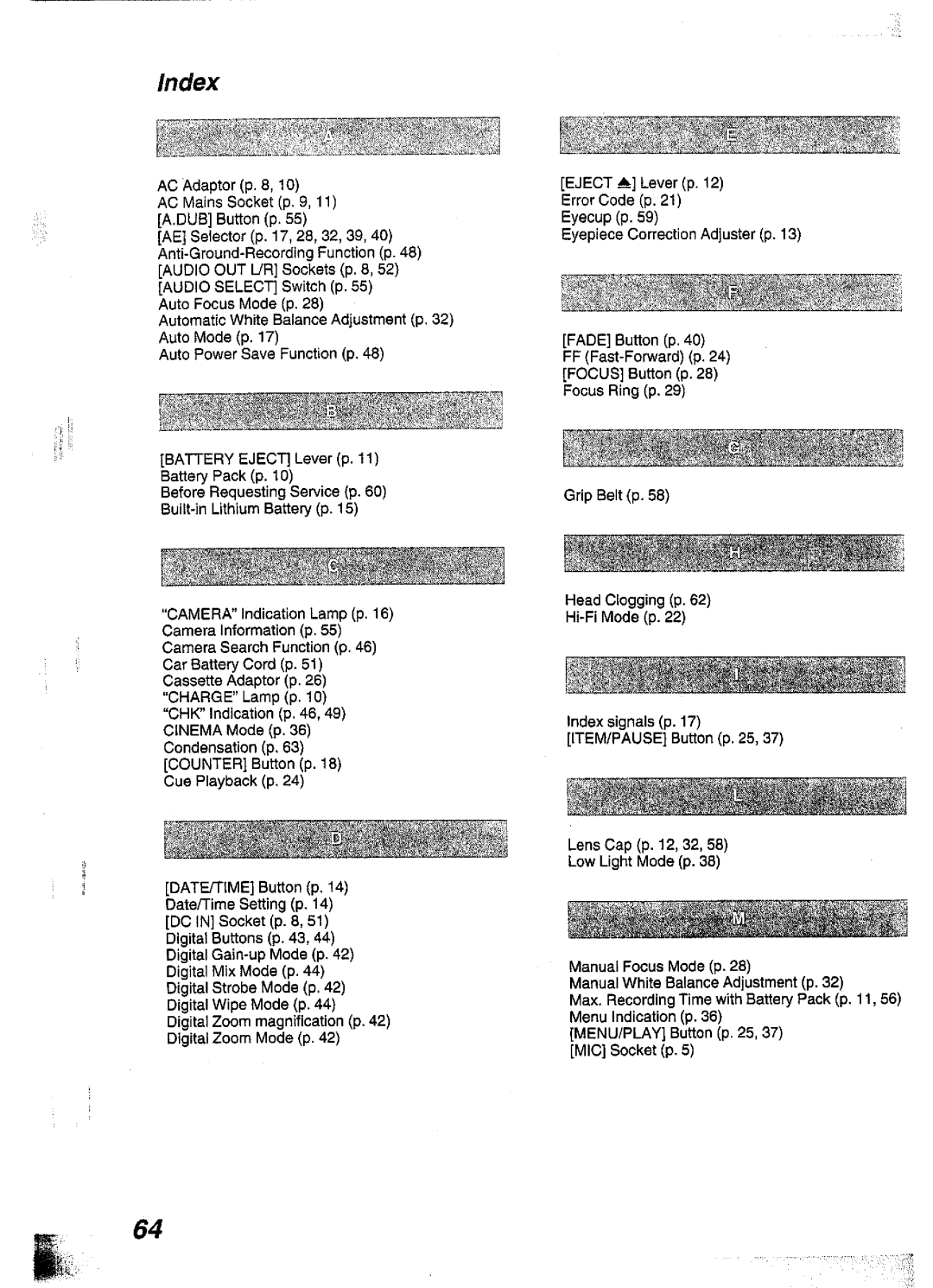 Panasonic NV-S99A manual 