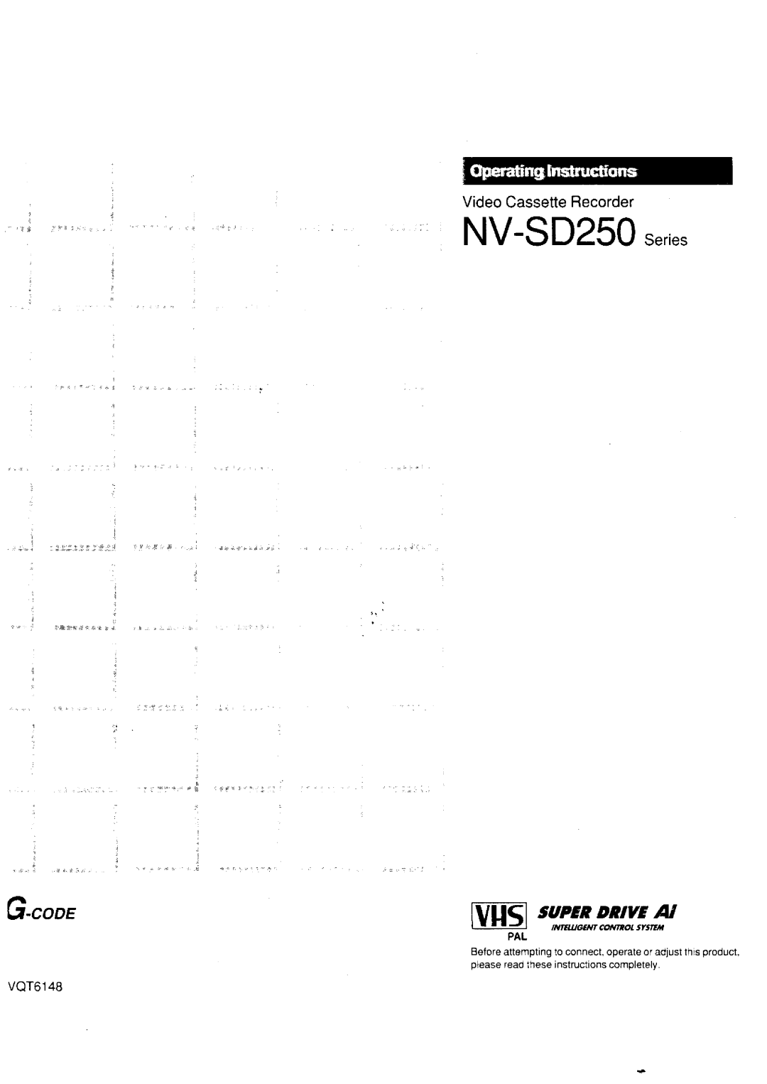 Panasonic NV-SD250 manual 