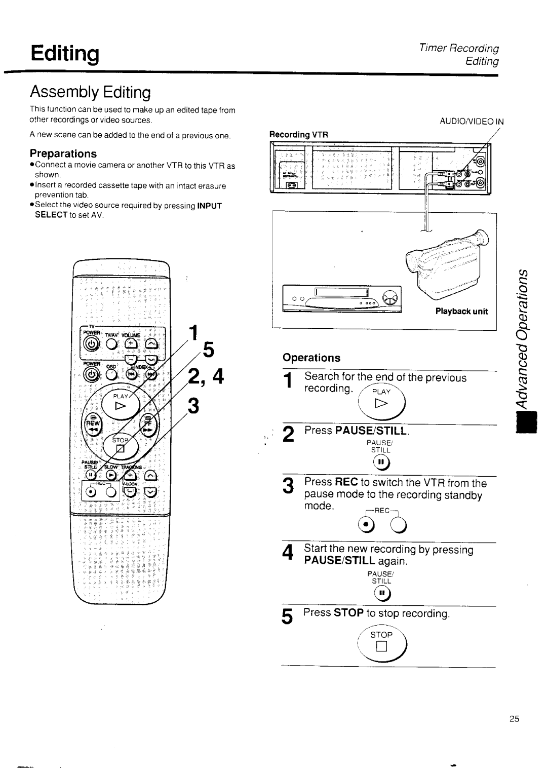 Panasonic NV-SD250 manual 