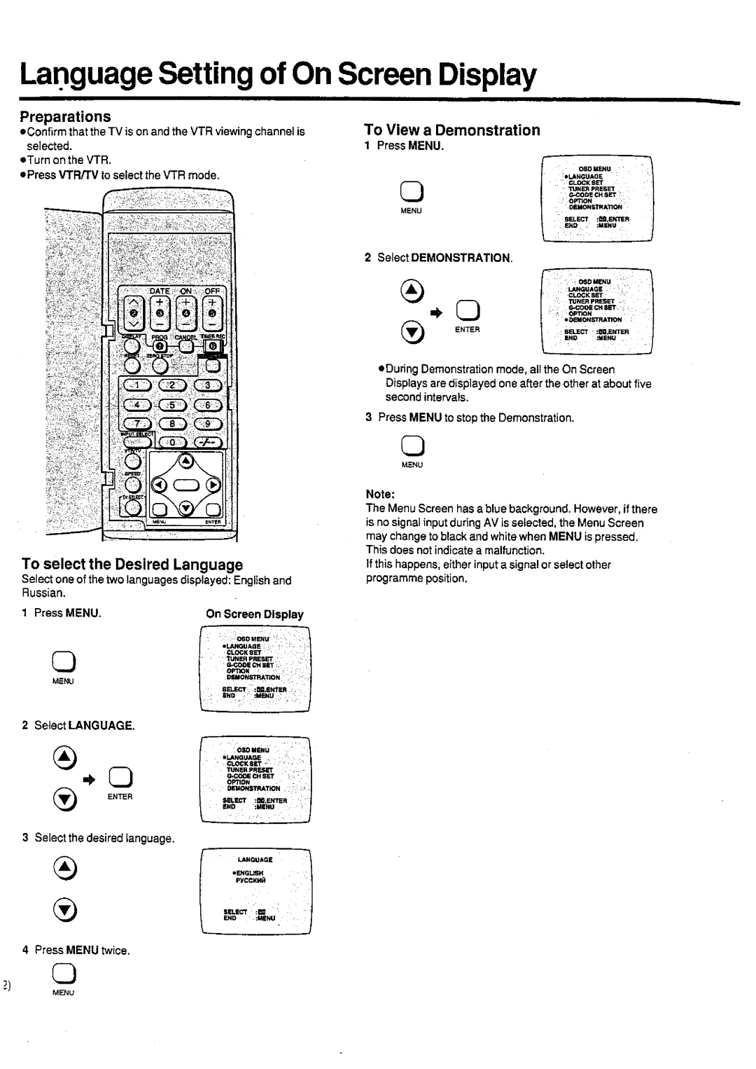 Panasonic NV-SD400 manual 