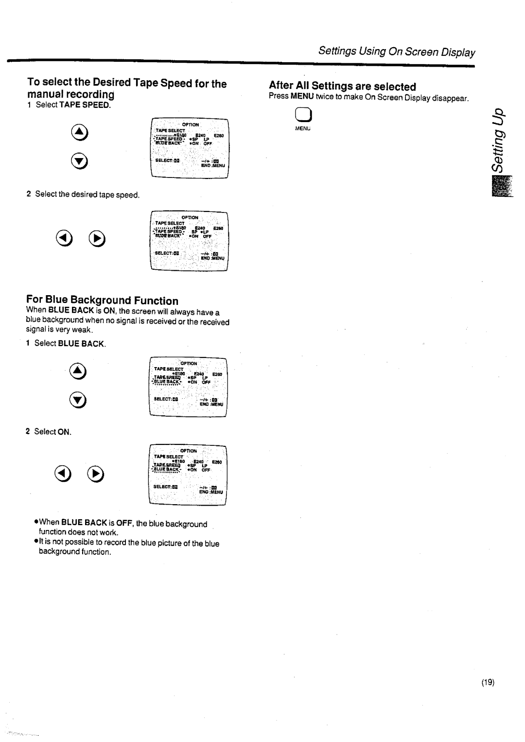 Panasonic NV-SD400 manual 