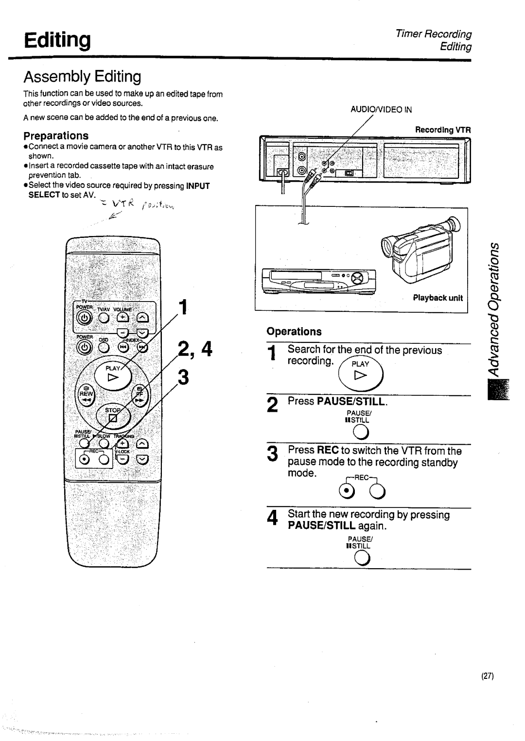 Panasonic NV-SD400 manual 