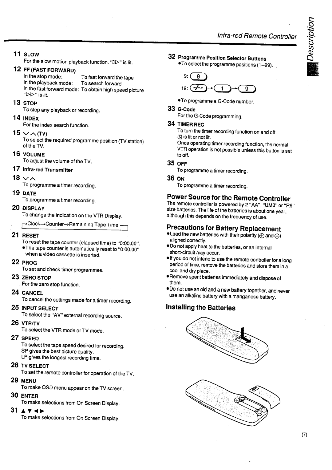 Panasonic NV-SD400 manual 