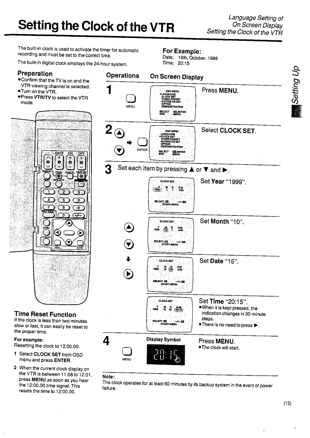 Panasonic NV-SD400 manual 