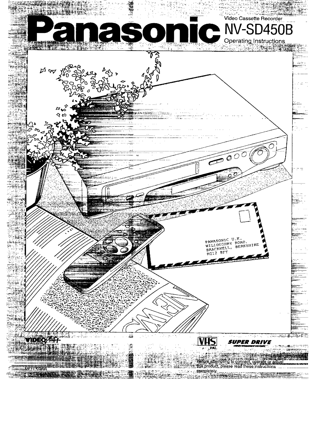 Panasonic NV-SD450B manual 