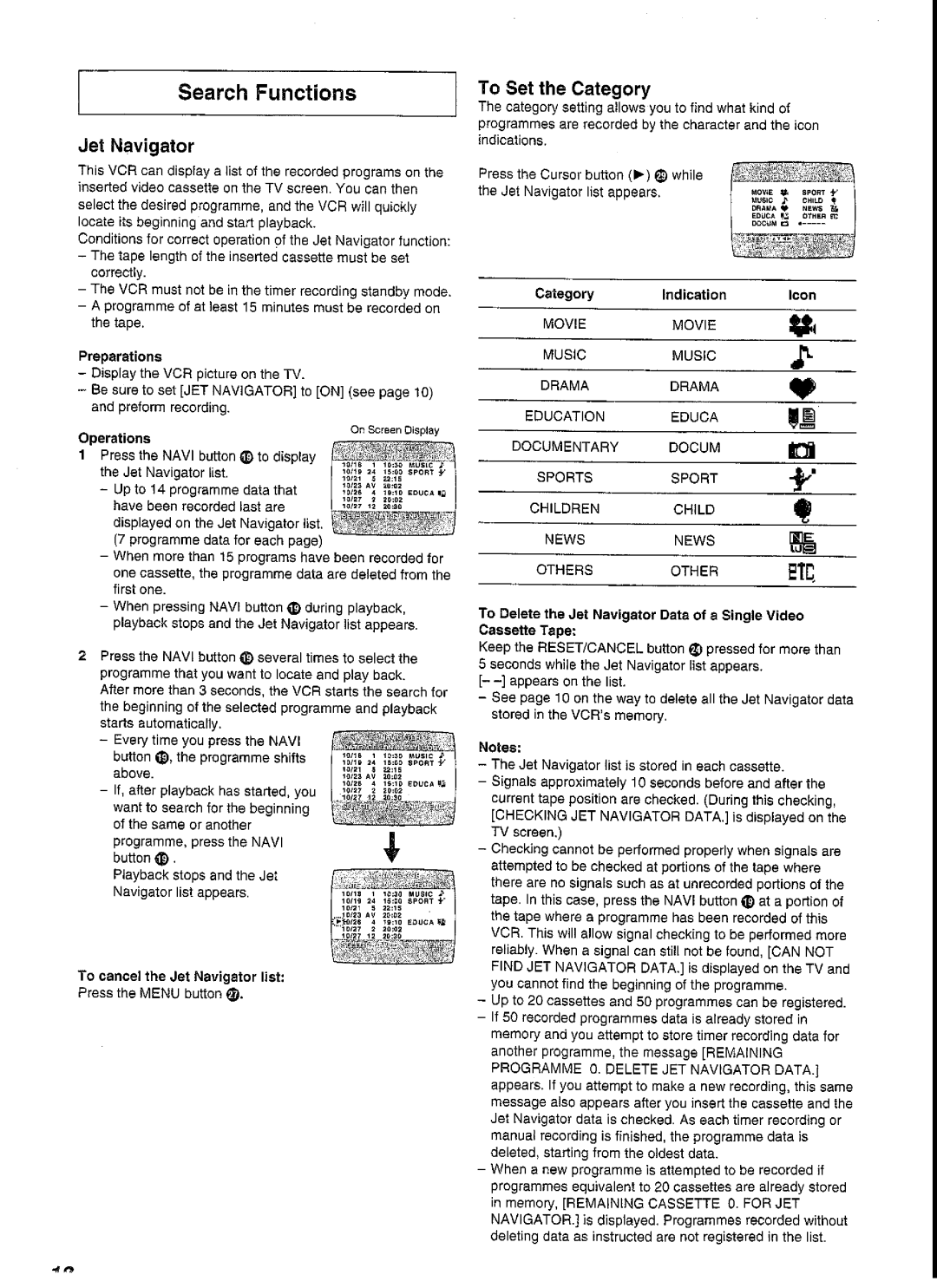 Panasonic NV-SJ230A manual 