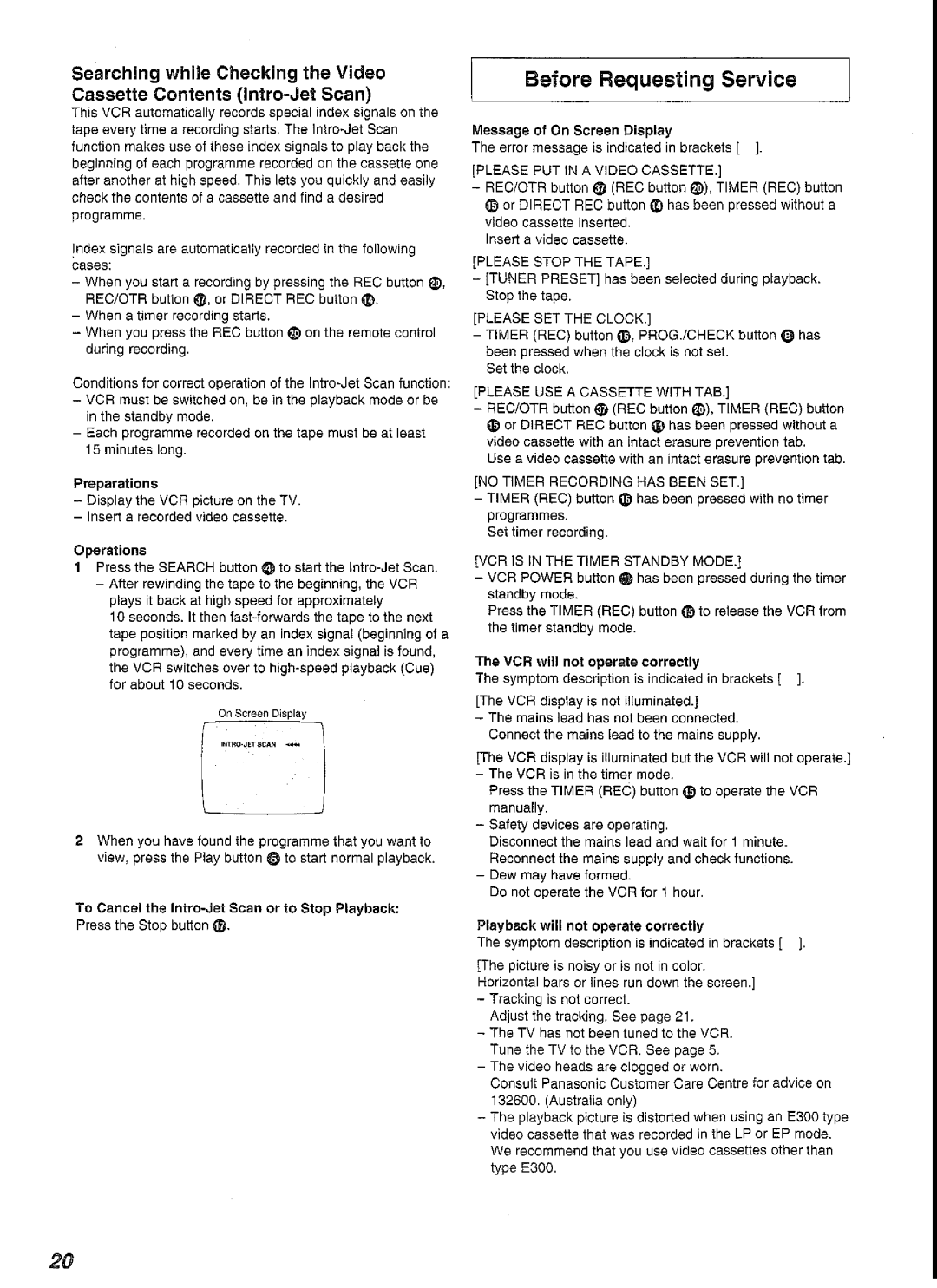 Panasonic NV-SJ230A manual 