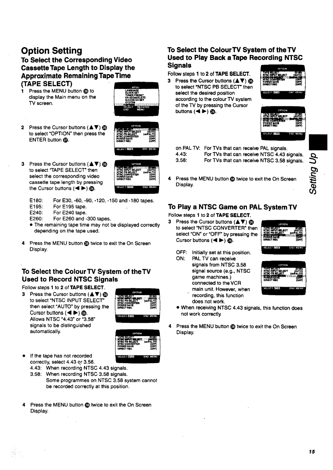 Panasonic nv-sj400 manual 