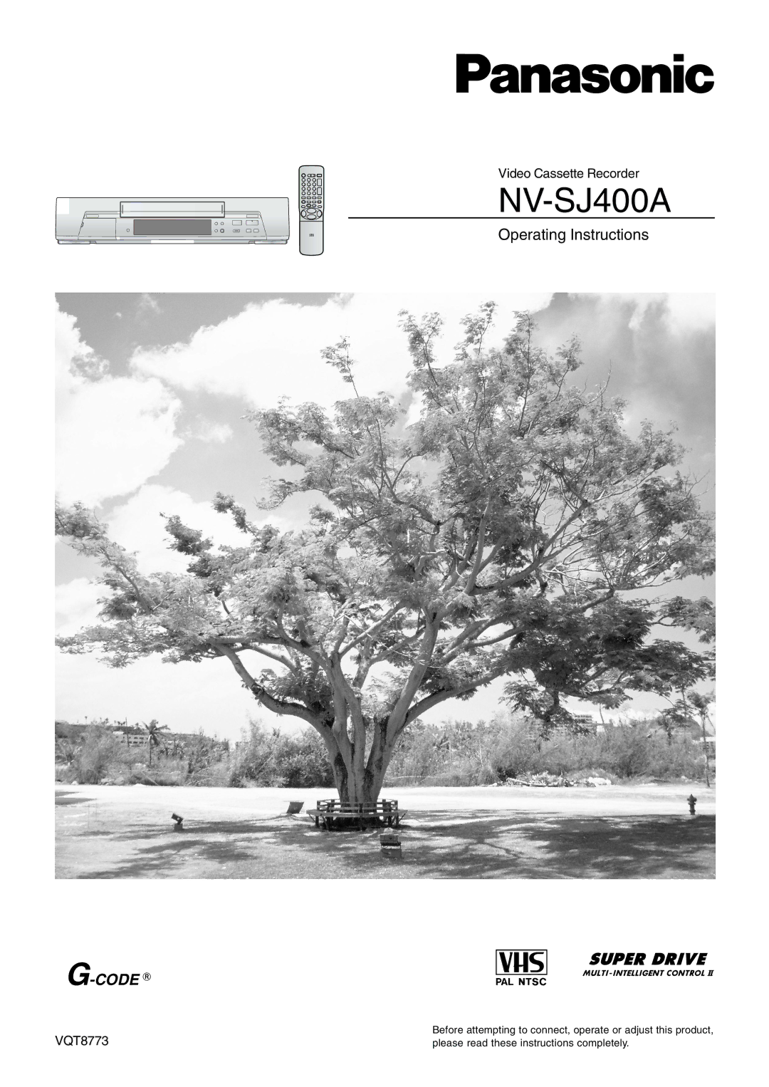 Panasonic NV-SJ400A manual 