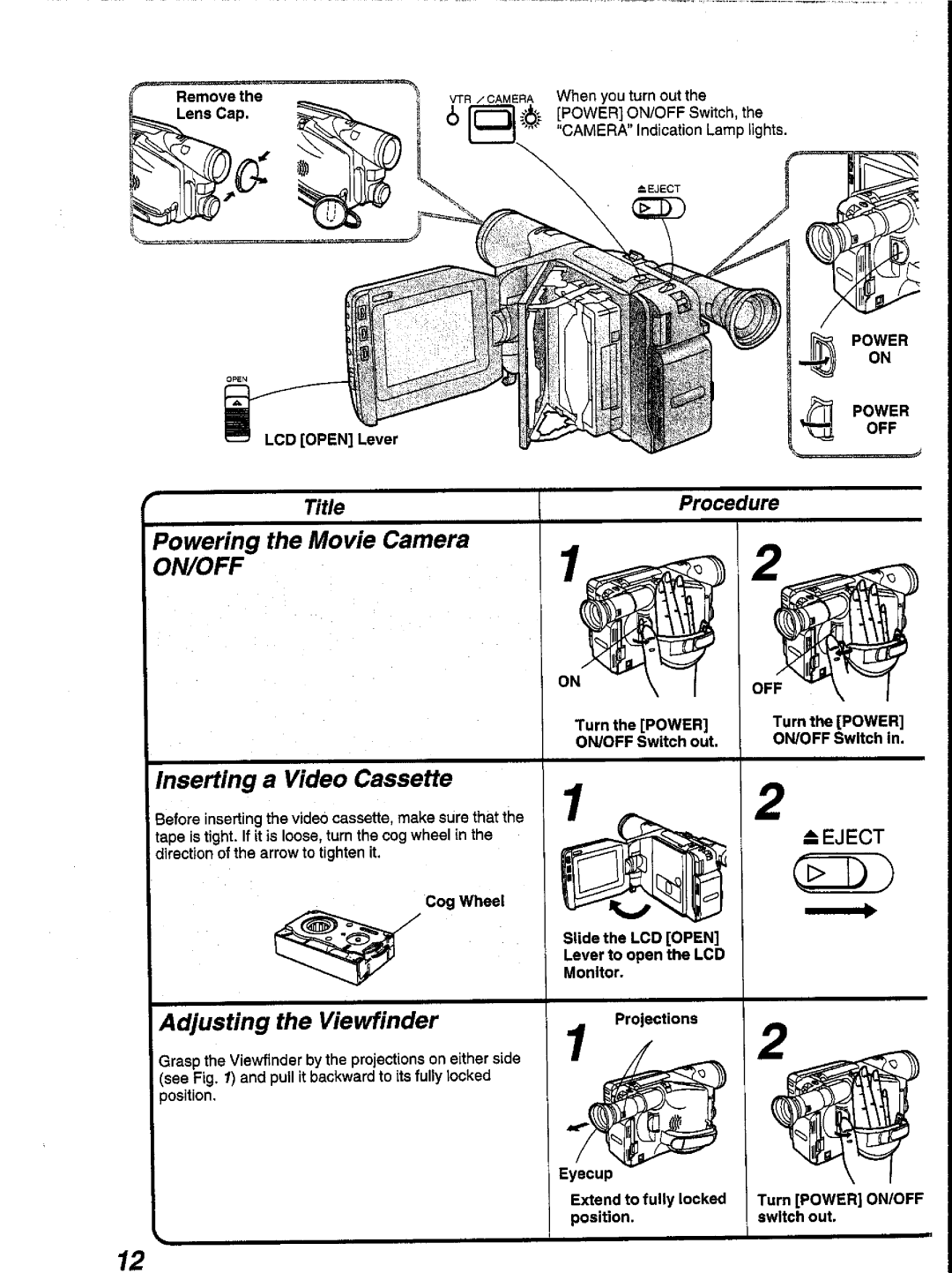 Panasonic NV-V10A manual 