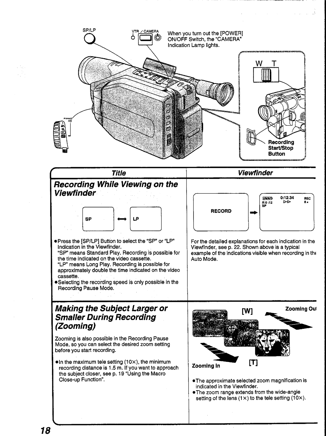 Panasonic NV-V10A manual 