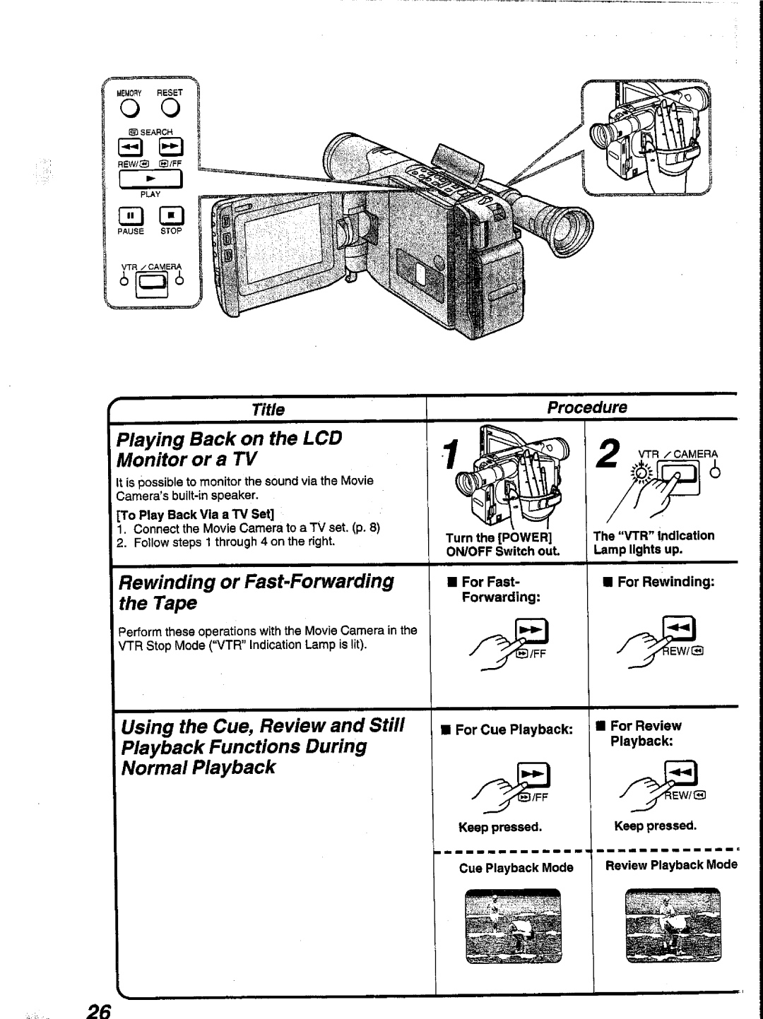 Panasonic NV-V10A manual 