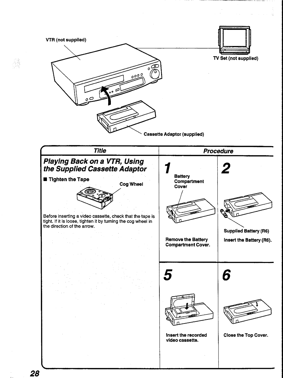 Panasonic NV-V10A manual 