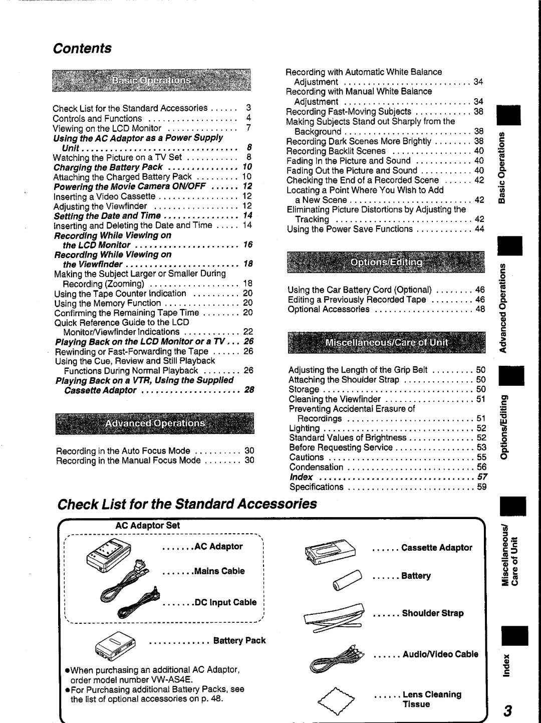 Panasonic NV-V10A manual 