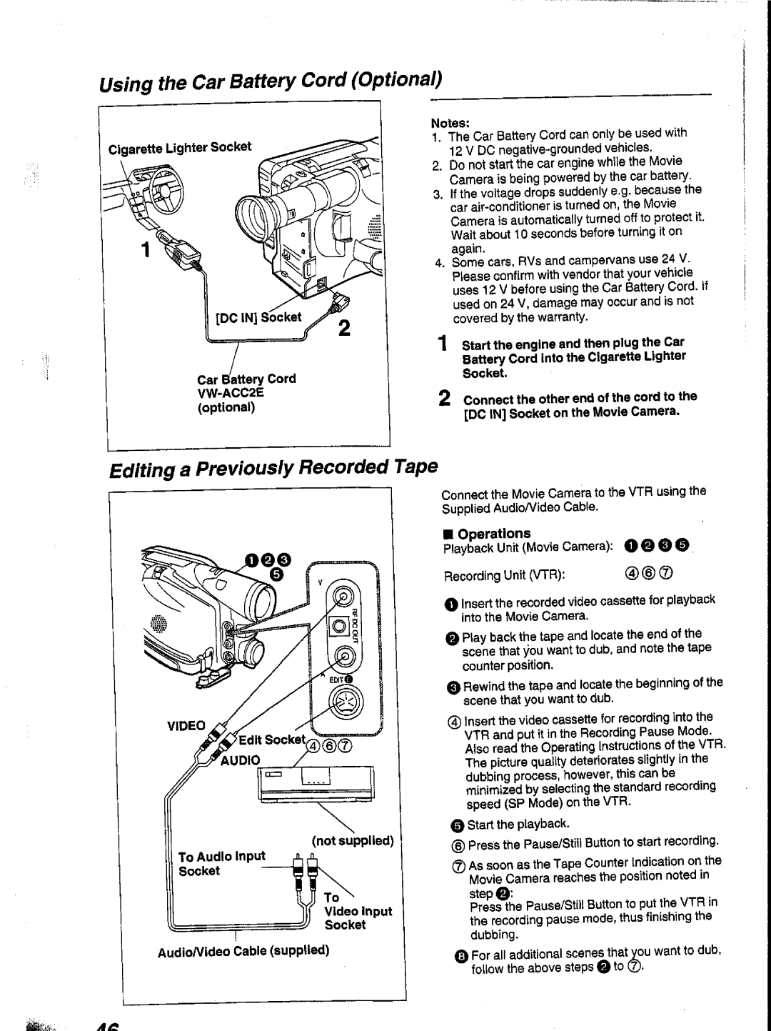 Panasonic NV-V10A manual 