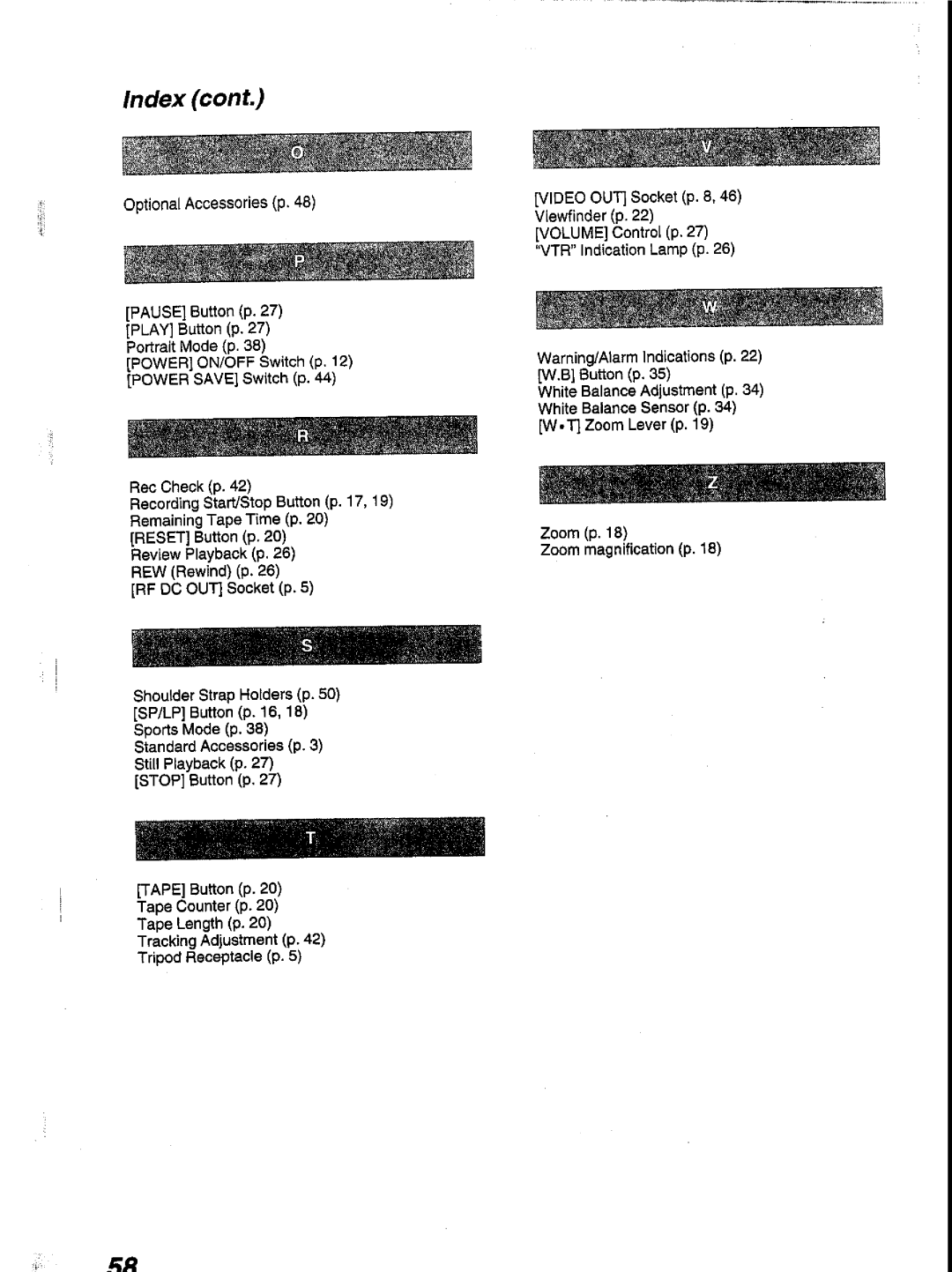 Panasonic NV-V10A manual 