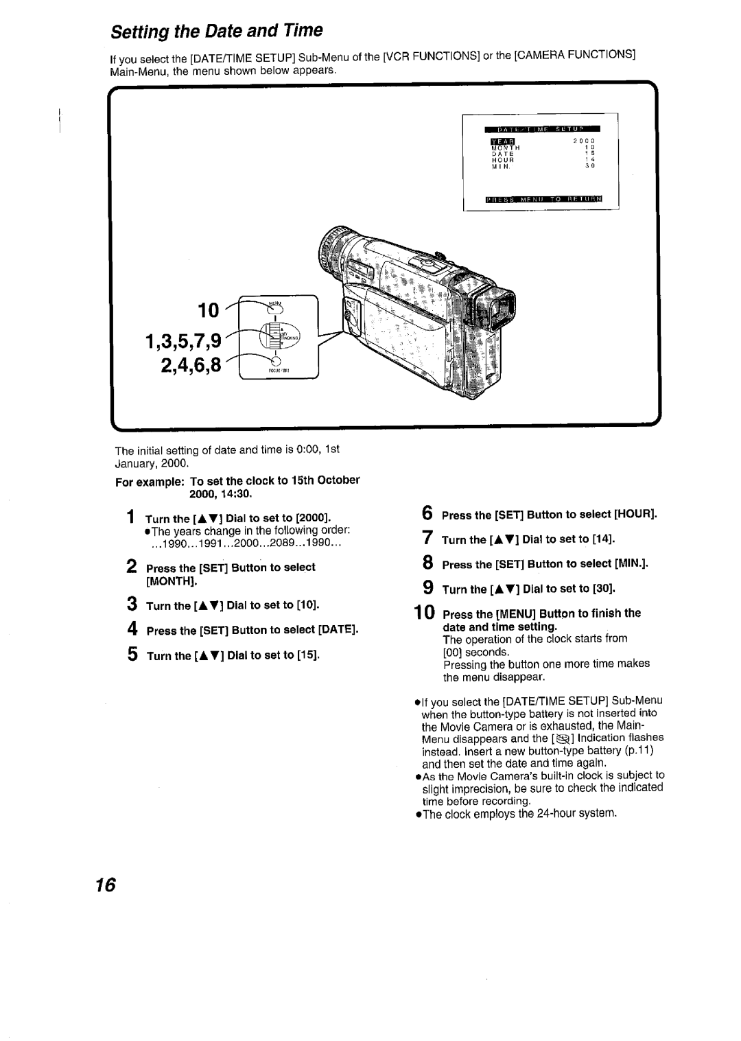 Panasonic NV VS 7 B manual 