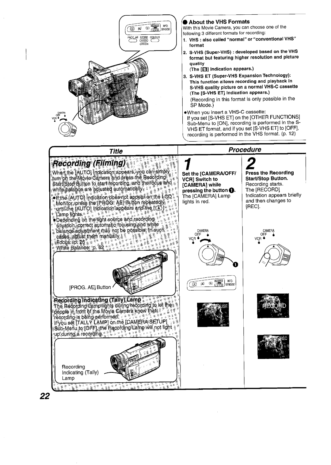 Panasonic NV VS 7 B manual 