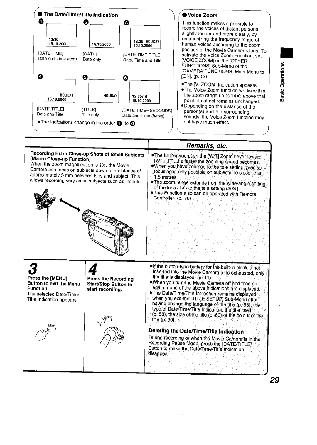 Panasonic NV VS 7 B manual 