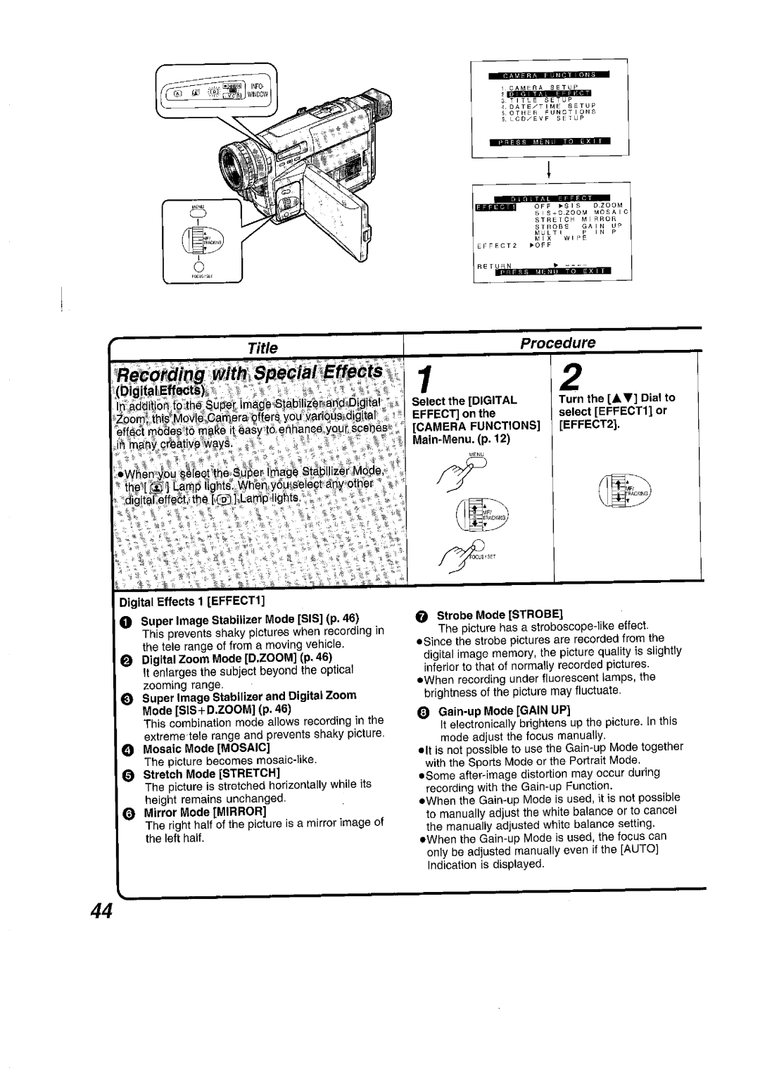 Panasonic NV VS 7 B manual 