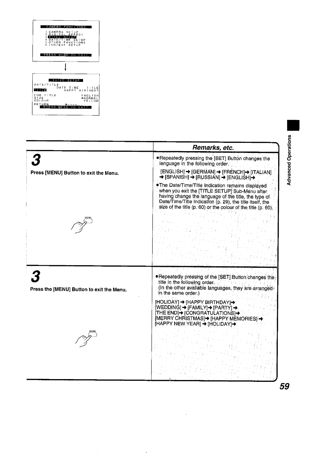 Panasonic NV VS 7 B manual 