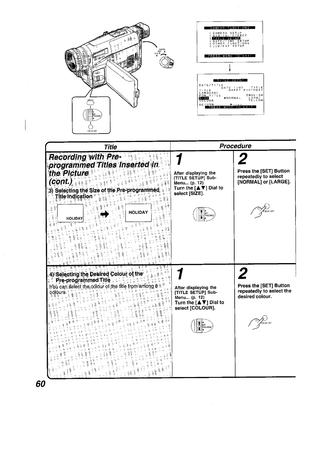 Panasonic NV VS 7 B manual 