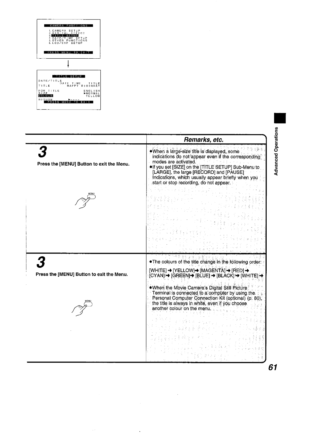 Panasonic NV VS 7 B manual 