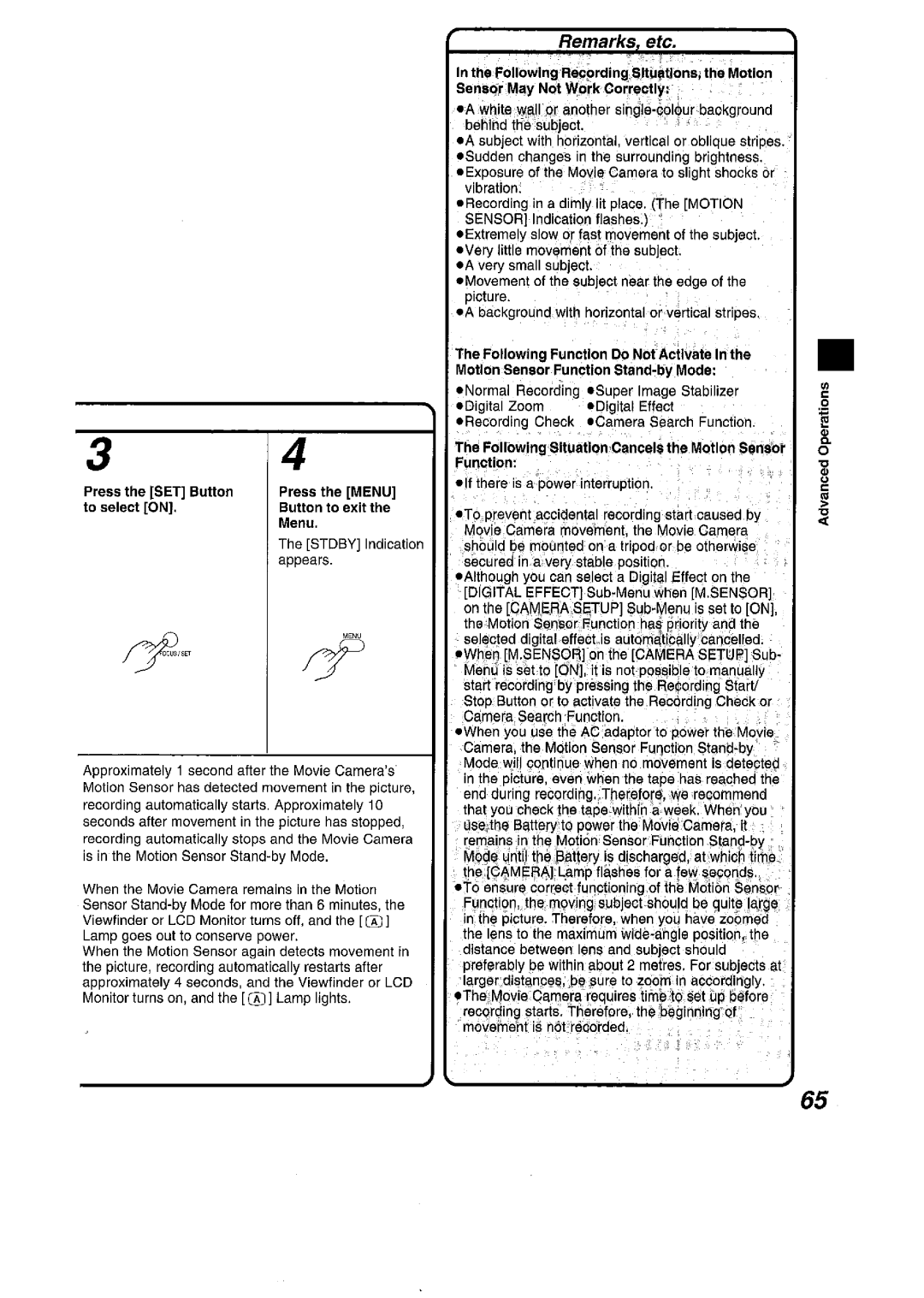 Panasonic NV VS 7 B manual 