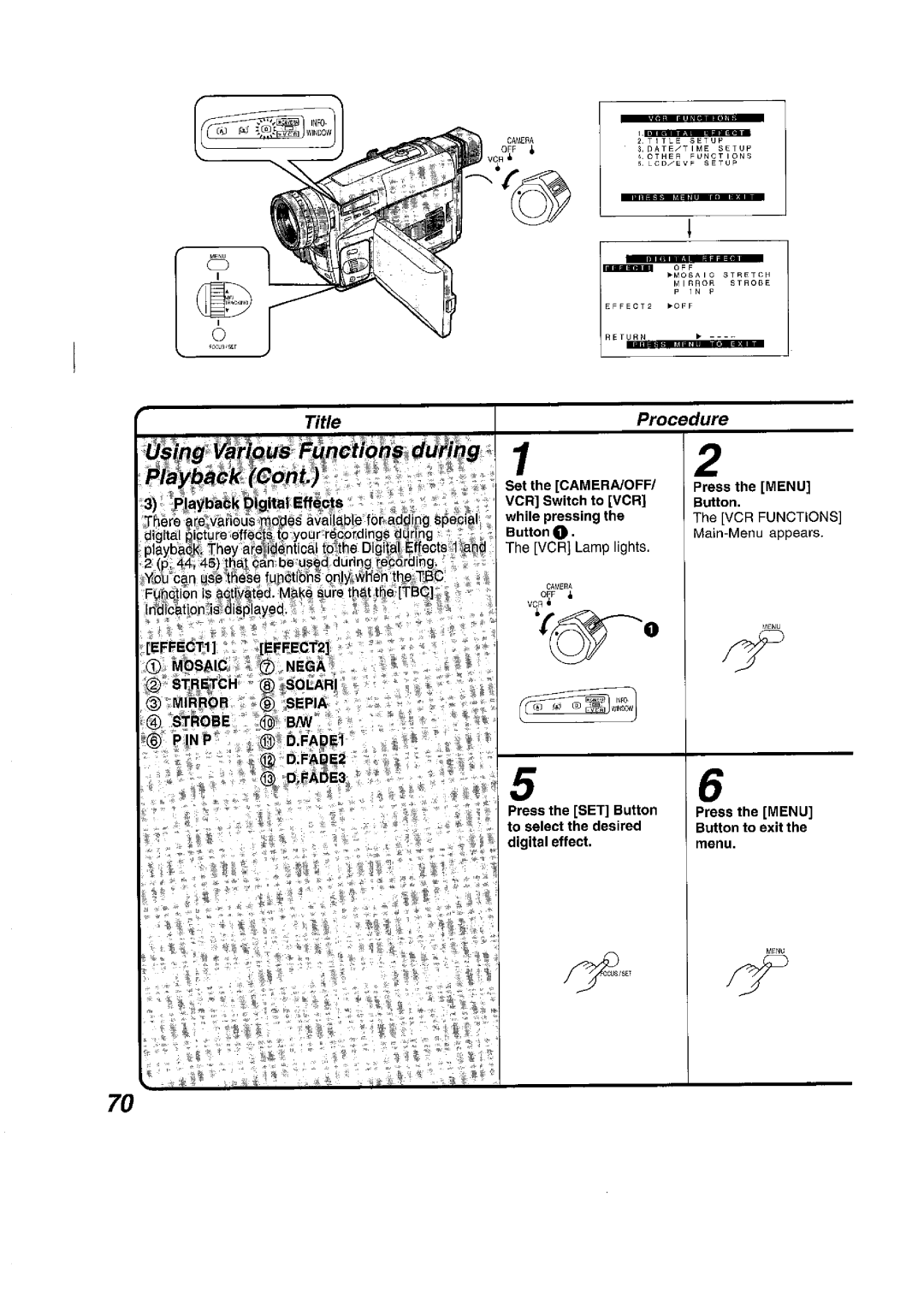 Panasonic NV VS 7 B manual 