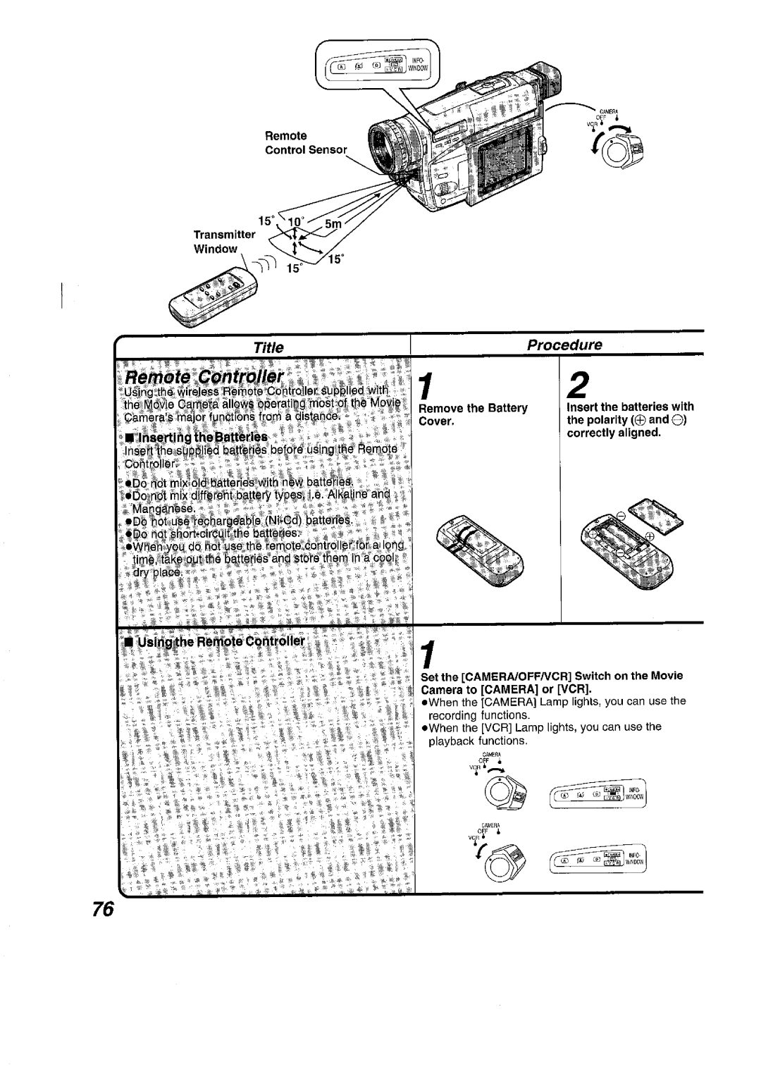 Panasonic NV VS 7 B manual 