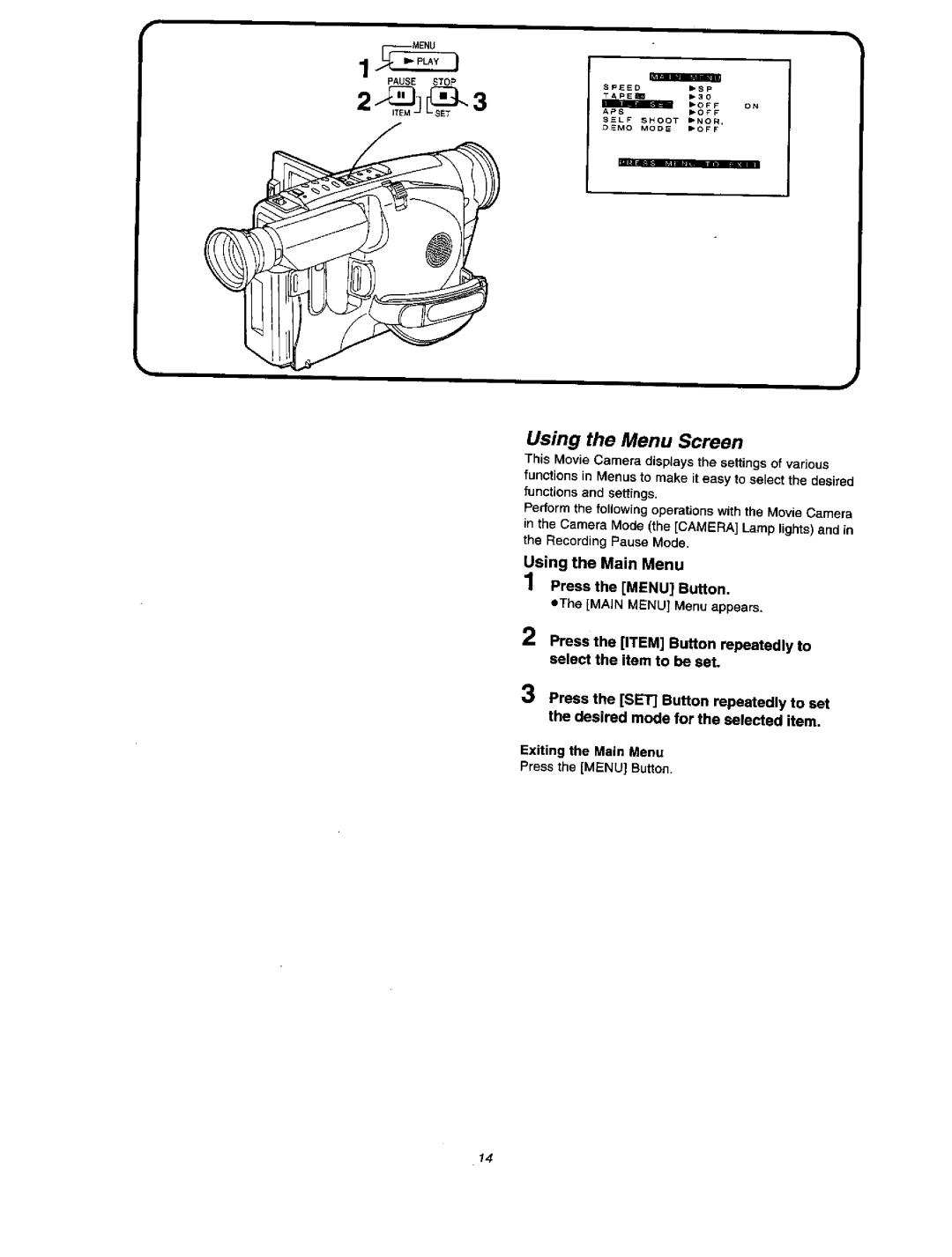 Panasonic NV VX 27 manual 