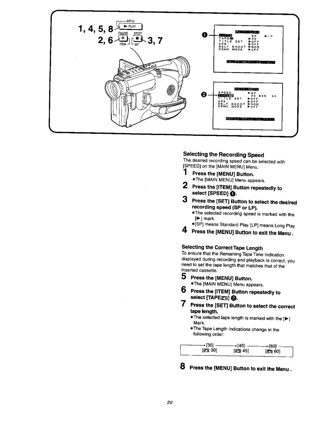 Panasonic NV VX 27 manual 