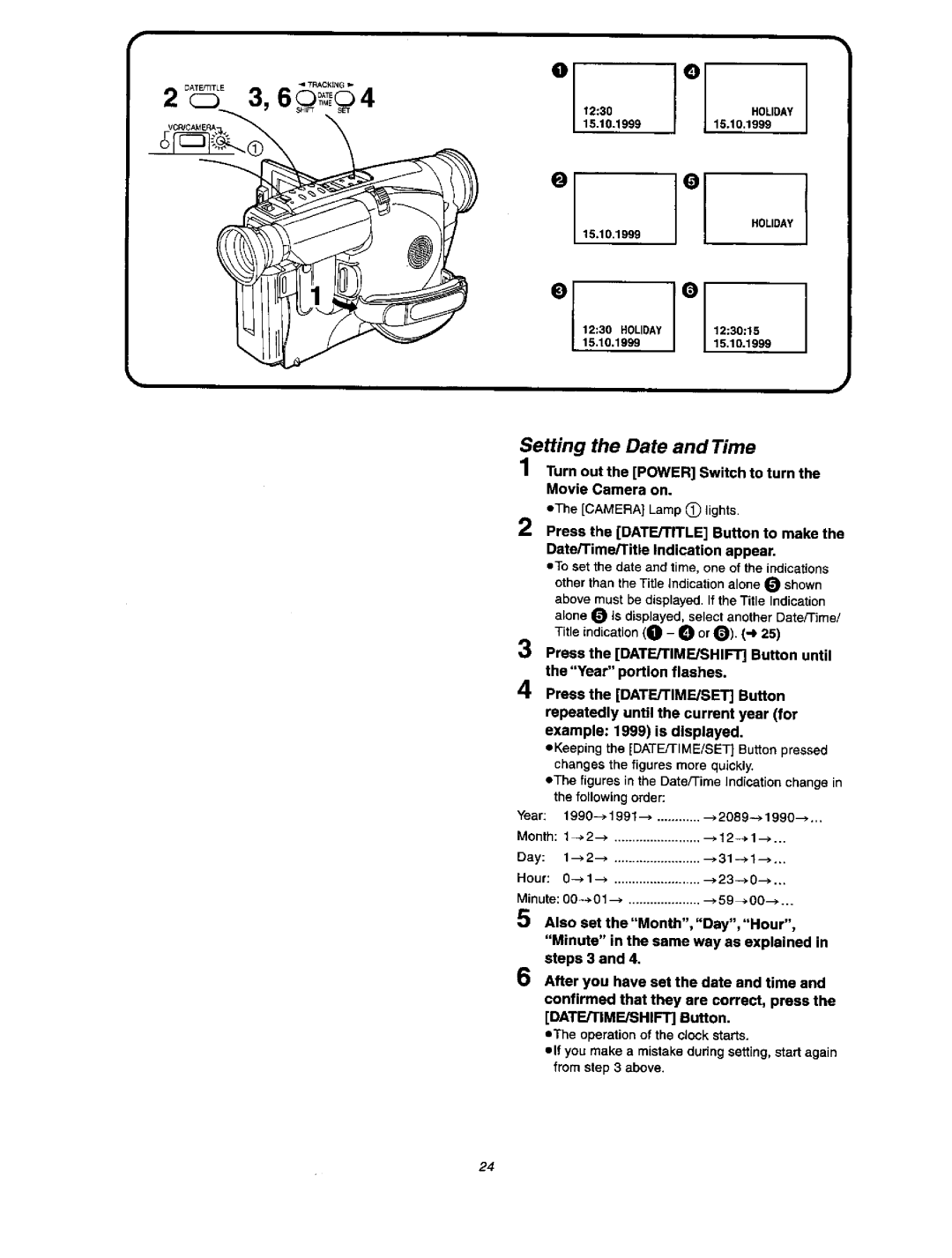 Panasonic NV VX 27 manual 